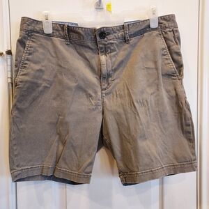 Original Penguin Gray Flat Front Shorts Size Large (38)